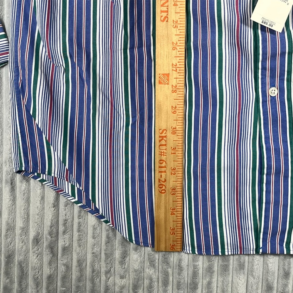 Polo Ralph Lauren Westerton Button Up Shirt Men's XLT Rainbow Striped Pride Prep - Picture 8 of 13